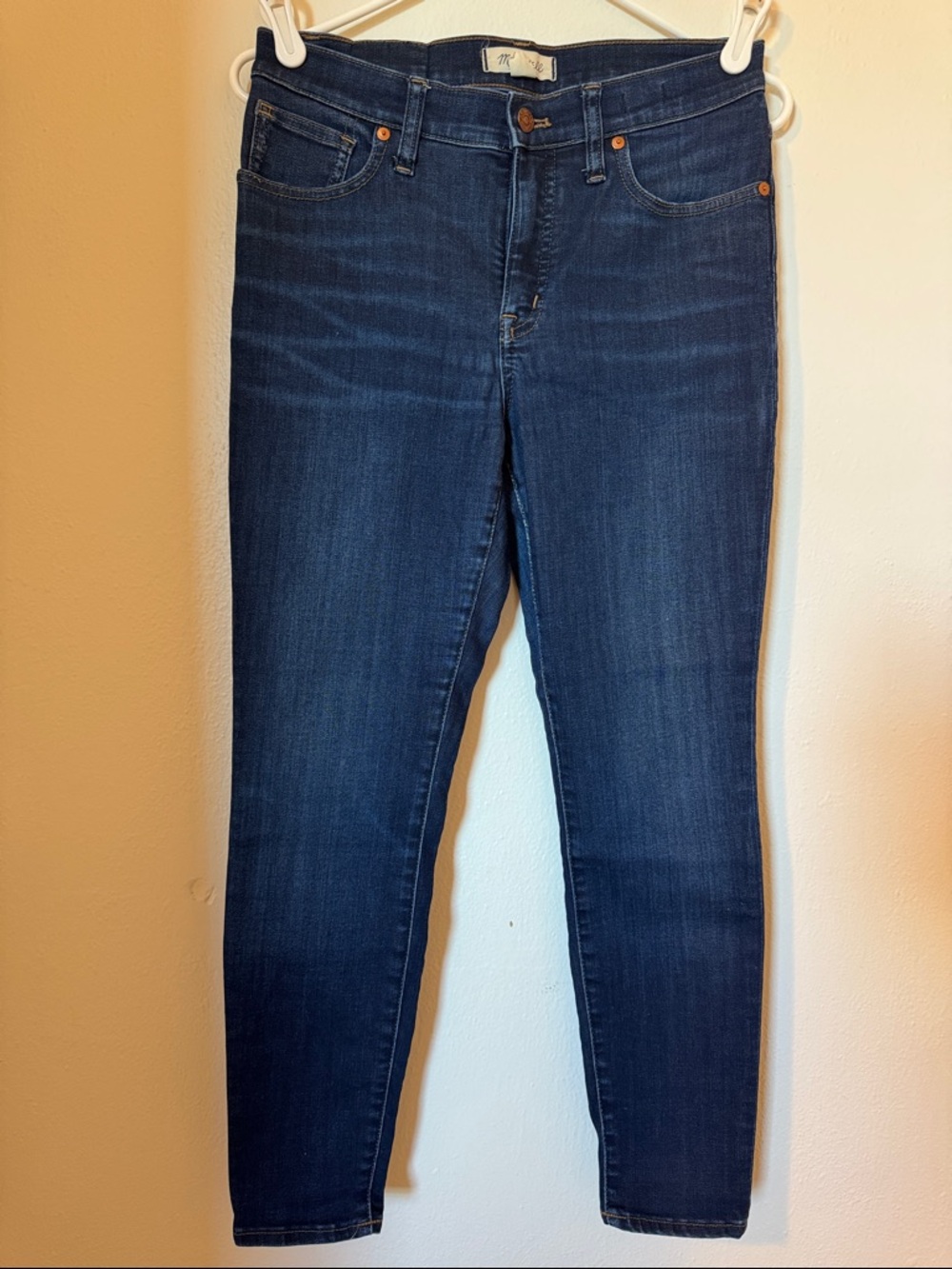 Madewell Dark Blue Skinny Jeans